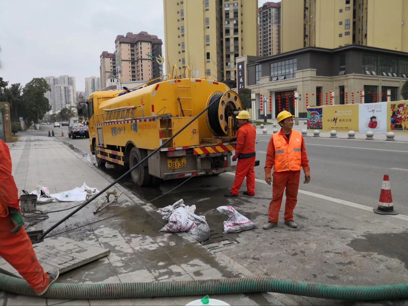 石首排污管道清淤-管道清洗