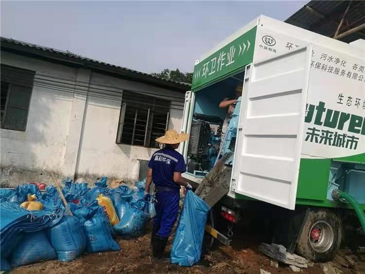 石首工业污泥压干处理